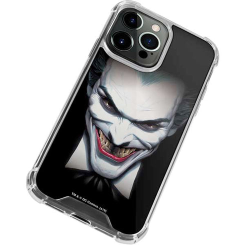 DC Comics The Joker Portrait by Alex Ross iPhone 14 Pro Clear Case